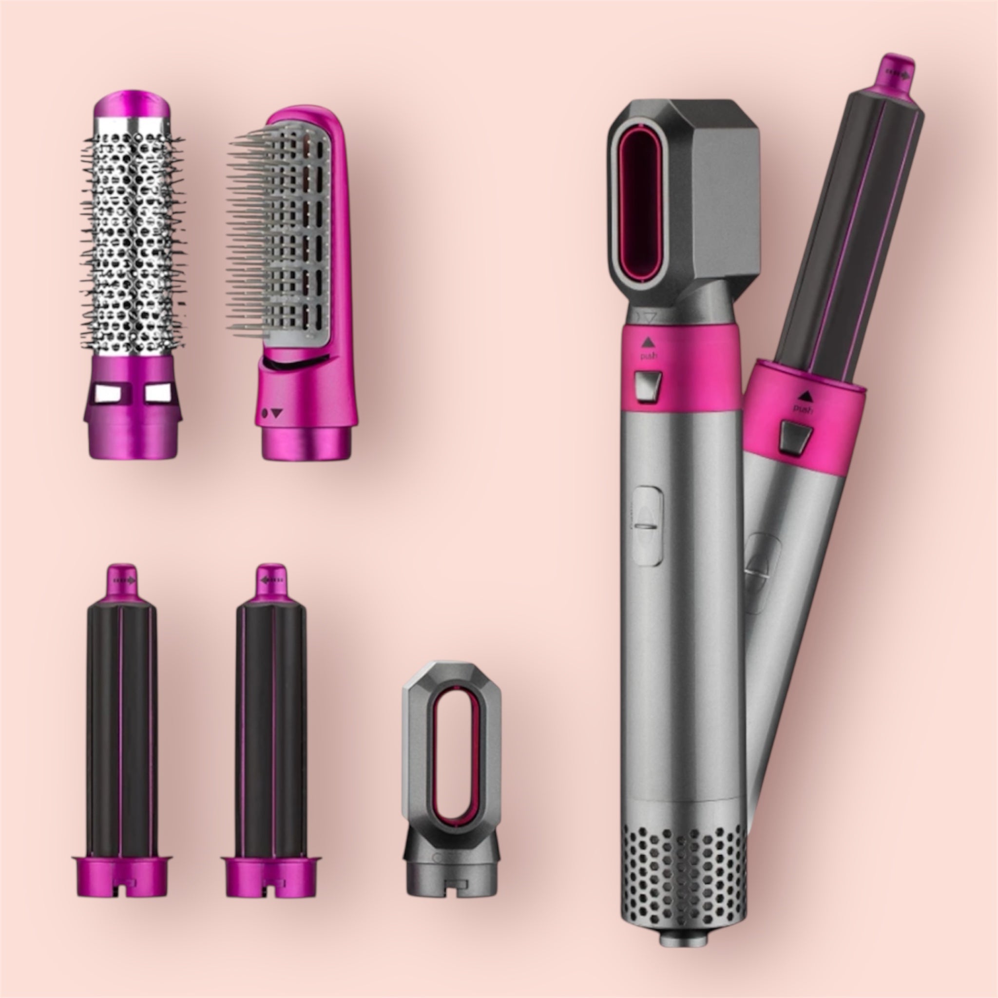 Secador 5 en 1 – Estilo y Volumen Profesional